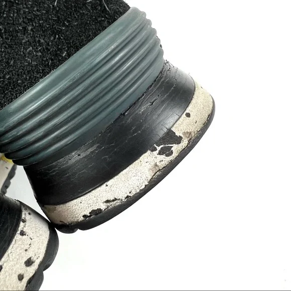 New Balance Mens ML574AT D Classic Running Gray Navy Yellow Sneaker Shoes 8.5 - Picture 12 of 14